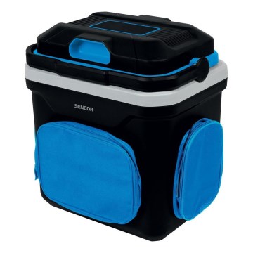 Sencor - Glacière portable 24 l 60W/12V/230V noir/bleu