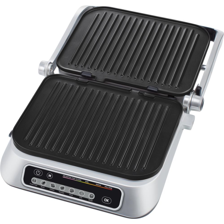 Sencor - Grill de contact 2100W/230V chrome mat