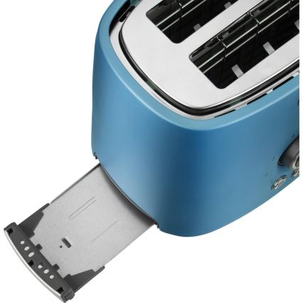 Sencor - Grille-pain à deux fentes avec fonction de réchauffage 1000 W/230 V, bleu