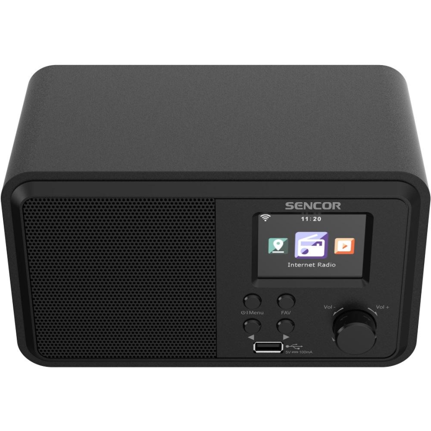 Sencor - Internet radio 4W/5V Wi-Fi + afstandsbediening
