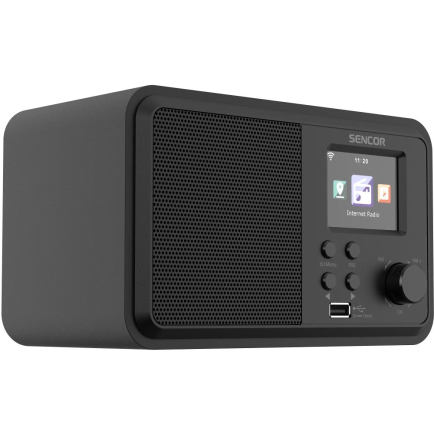 Sencor - Internet radio 4W/5V Wi-Fi + afstandsbediening