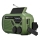 Sencor - Kampeerradio met handdynamo, zonnepaneel en LED-zaklamp 5V/2000 mAh IPX4 groen