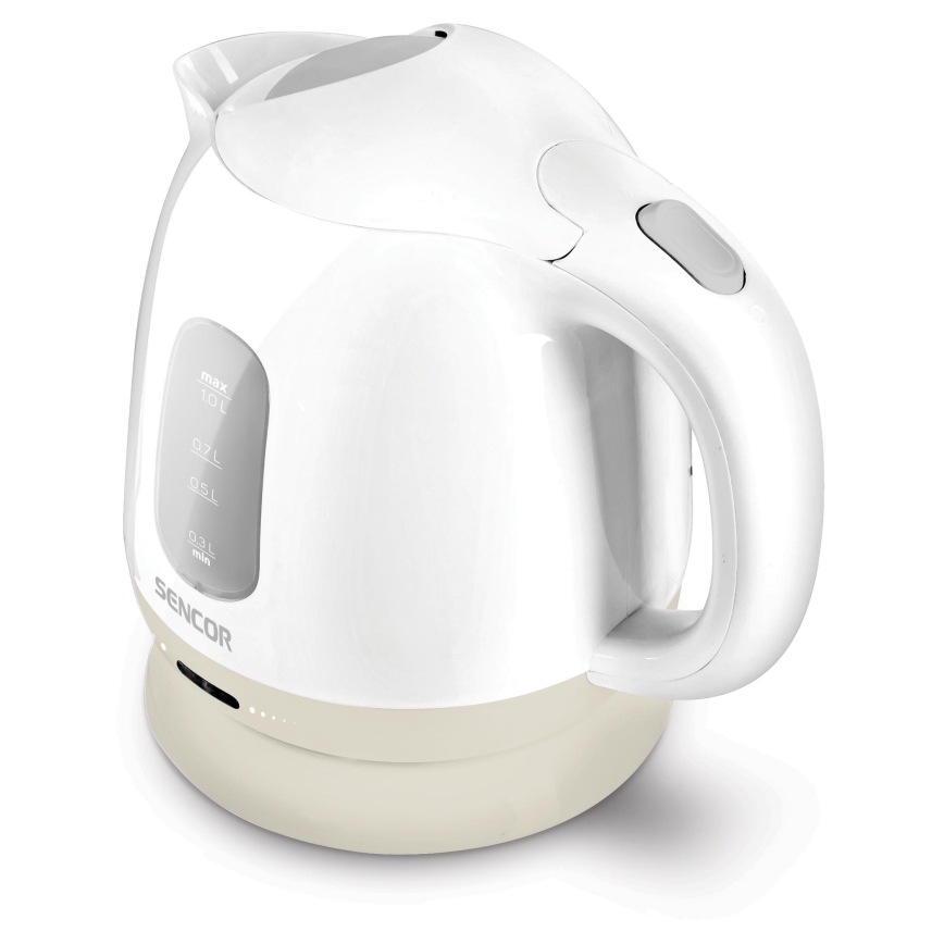 Sencor - Ketel 1 l 1100W/230V wit/beige