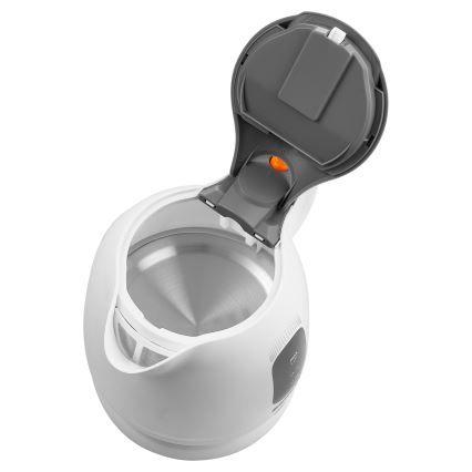 Sencor - Ketel 1 l 1100W/230V wit/grijs