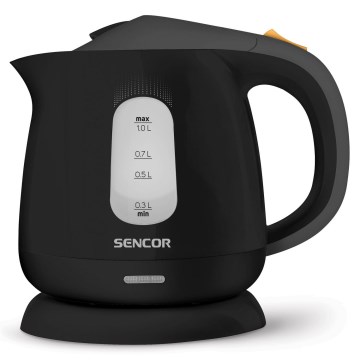 Sencor - Ketel 1 l 1100W/230V zwart/grijs