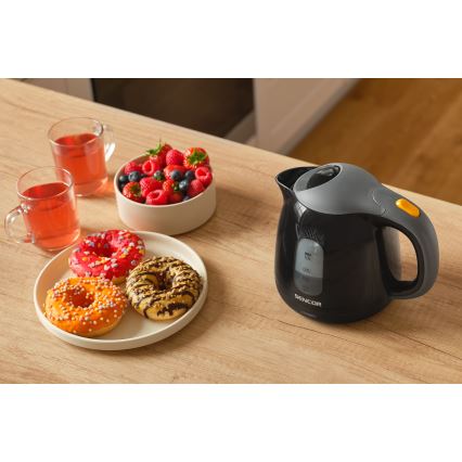 Sencor - Ketel 1 l 1100W/230V zwart/grijs