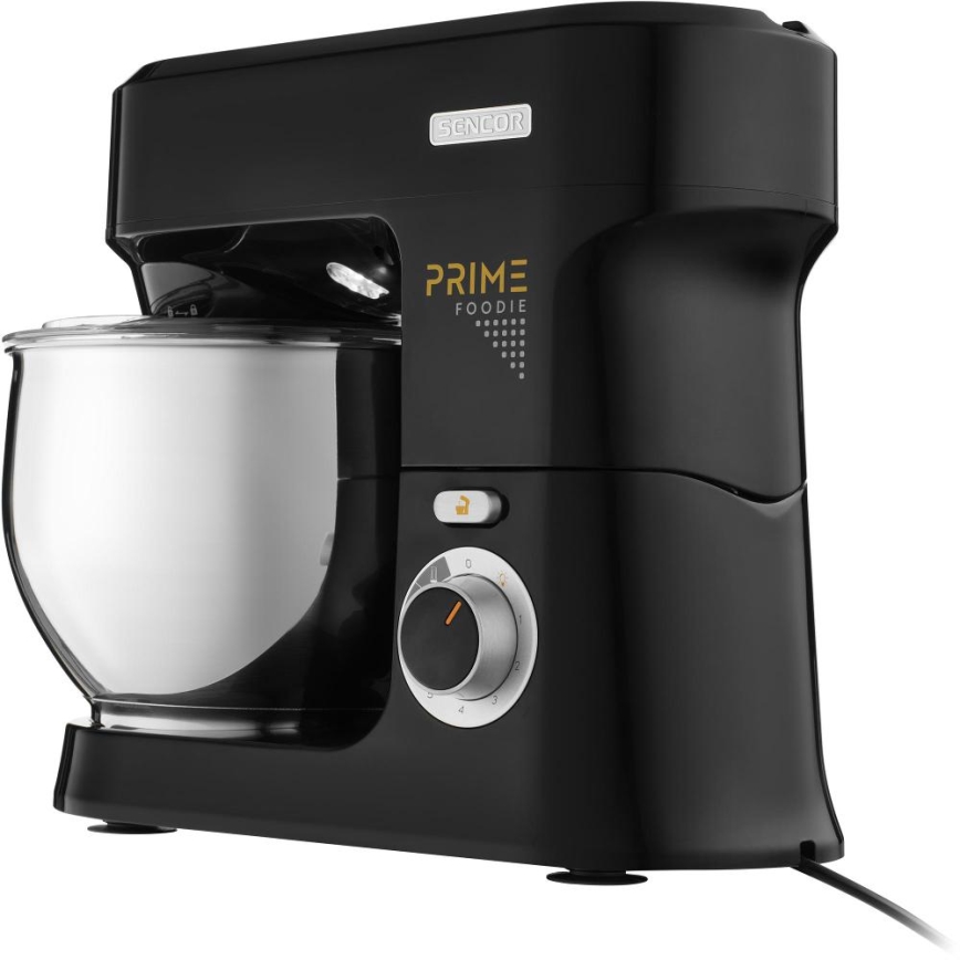 Sencor - Keukenmachine met roestvrijstalen kom 1000W/230V zwart