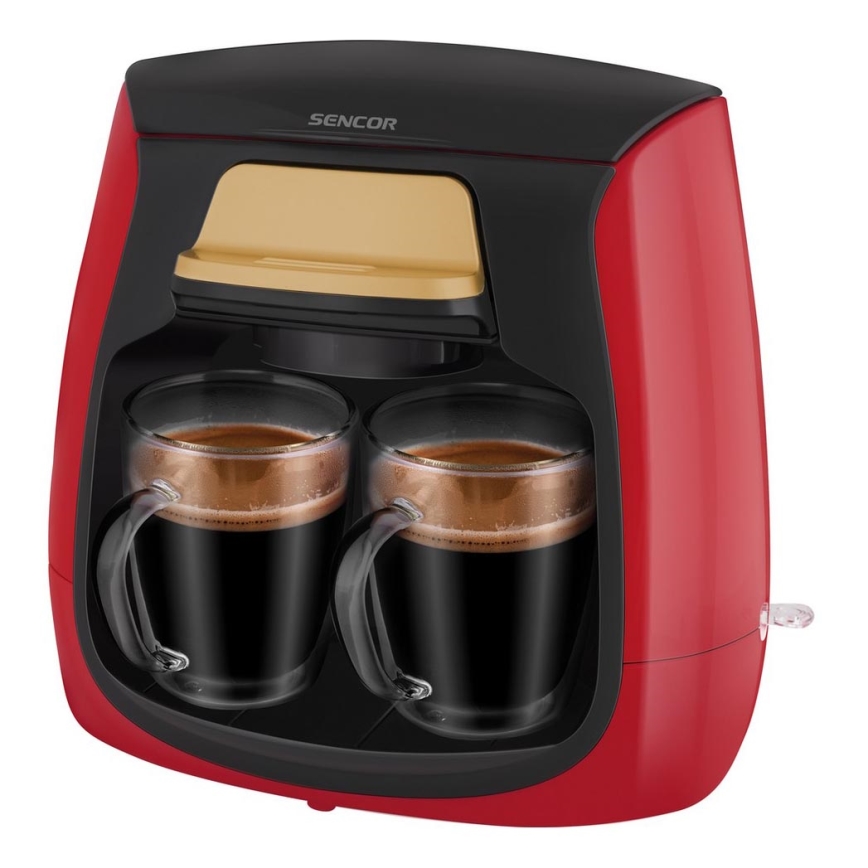 Sencor - Koffie Apparaat met twee mokken 500W/230V