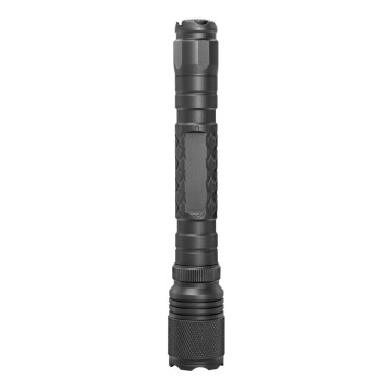 Sencor - Lampe torche en aluminium LED/5W/2xAA IP44 noir