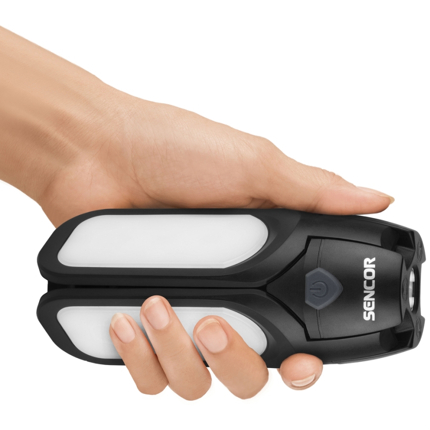 Sencor - Oplaadbare LED-kampeerlamp met zonnepaneel LED/3W/1600 mAh IPX4