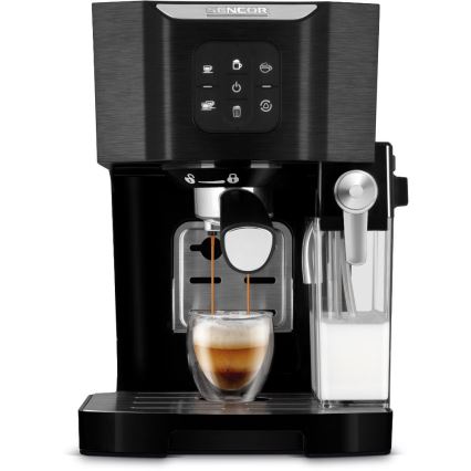 Sencor - Machine à expresso manuelle 1450W/230V noir/chrome mat