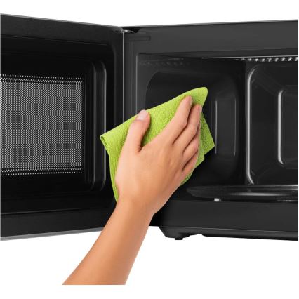 Sencor - Magnetron met grillfunctie 700W/1000W/230V 20 l mat chroom