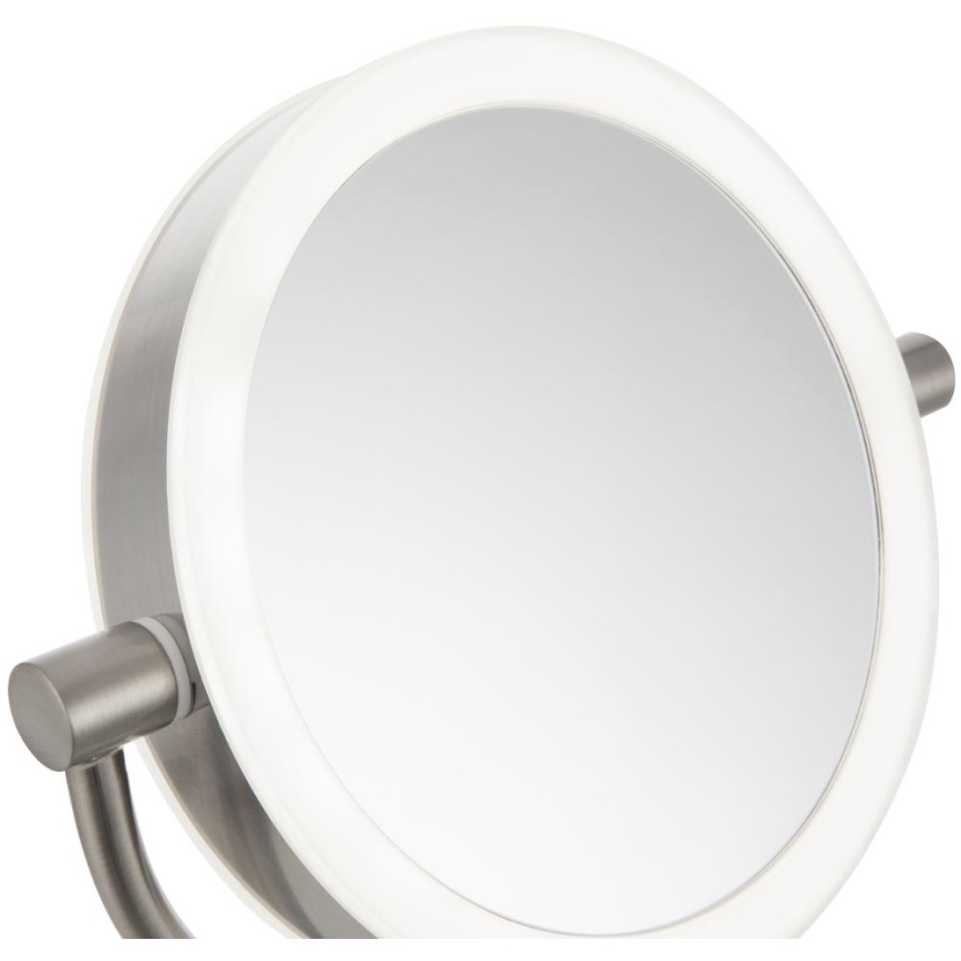 Sencor - Make-up spiegel met LED-achtergrondverlichting LED/5W/230V roestvrij