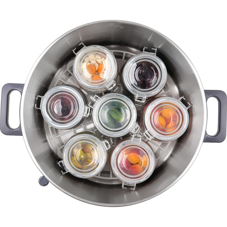 Sencor - Marmite de mise en conserve 27 l 1800W/230V inox/gris