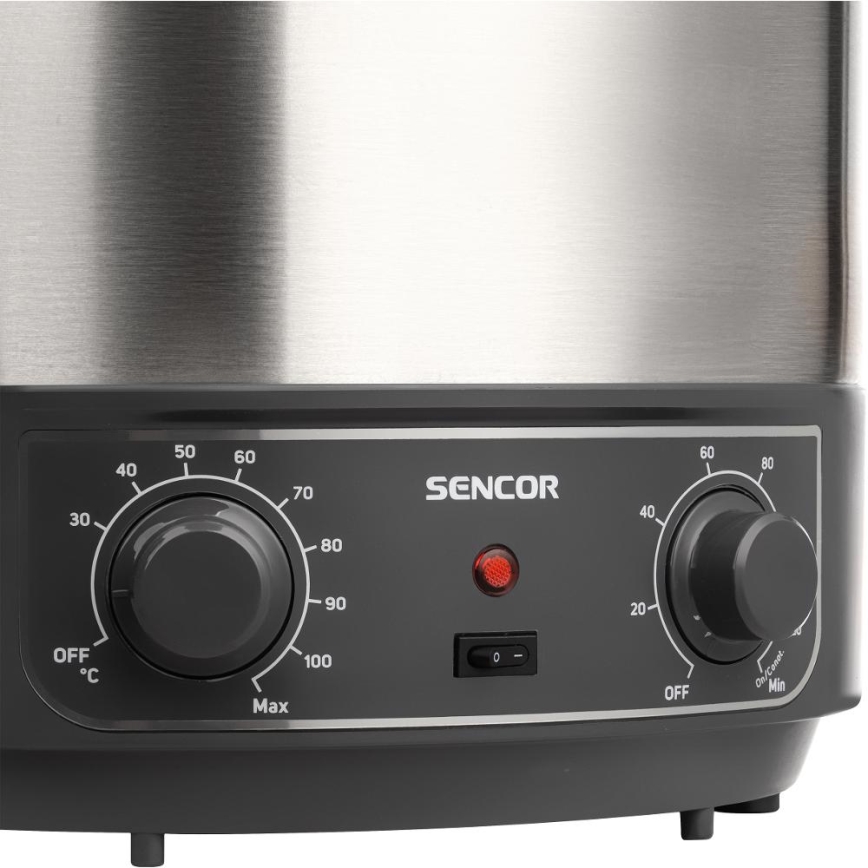 Sencor - Marmite de mise en conserve 27 l 1800W/230V inox/gris