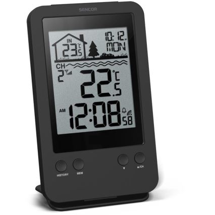 Sencor - Meetstation met draadloze zwembadvlottersensor 2xAA + 2xAA IPX7