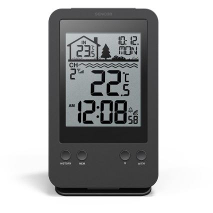 Sencor - Meetstation met draadloze zwembadvlottersensor 2xAA + 2xAA IPX7