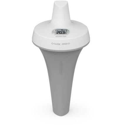 Sencor - Meetstation met draadloze zwembadvlottersensor 2xAA + 2xAA IPX7