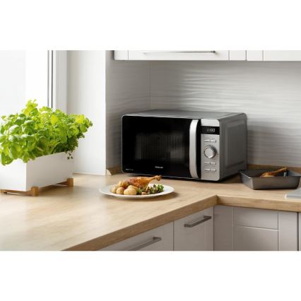 Sencor - Micro-ondes 800 W / 230 V, 17 L, argenté