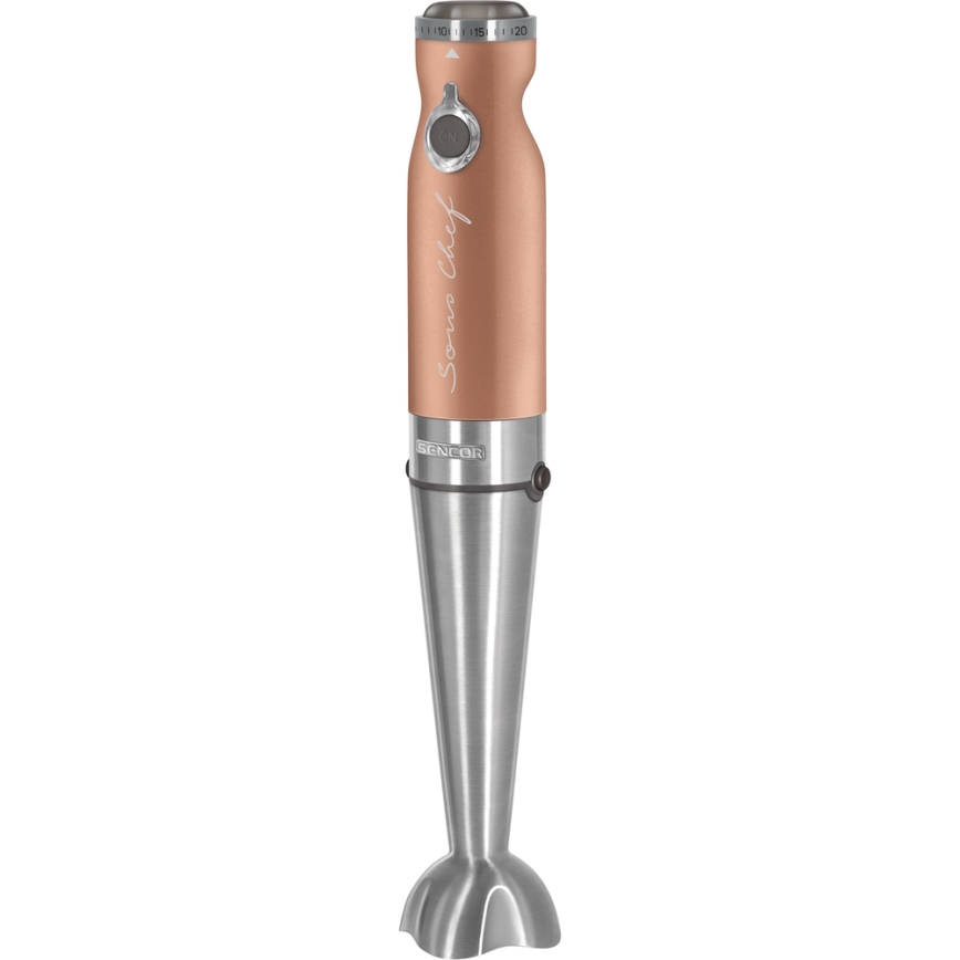 Sencor - Mixeur plongeant 4in1 1200W/230V acier inoxydable/cuivre