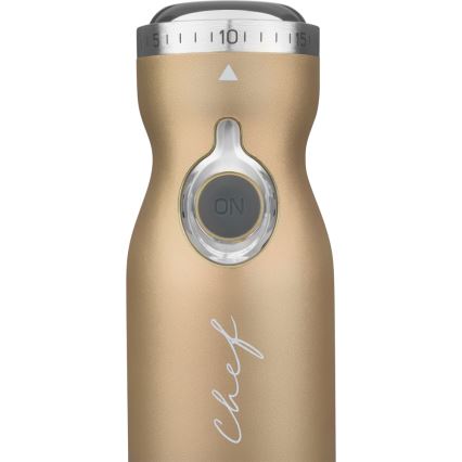 Sencor - Mixeur plongeant 4in1 1200W/230V acier inoxydable/or