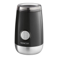 Sencor - Moulin à café à grain électrique 60 g 150W/230V noir/chrome mat