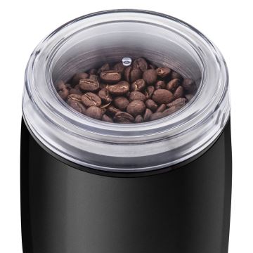 Sencor - Moulin à café en grain électrique 60 g 150W/230V noir/chrome