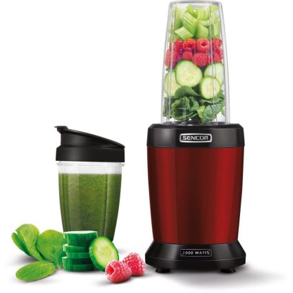 Sencor - Nutri blender à Smoothie1000W/230V rouge