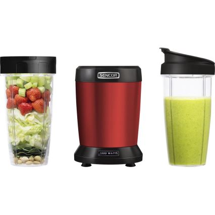 Sencor - Nutri blender à Smoothie1000W/230V rouge