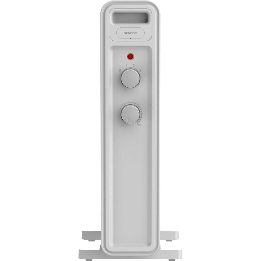 Sencor - Oliegevulde radiator met 7 ribben 600/900/1500W/230V wit