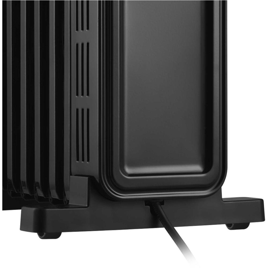 Sencor - Oliegevulde radiator met 9 ribben 800/1200/2000W/230V zwart
