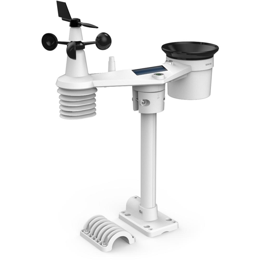 Sencor - Professioneel weerstation met kleuren LCD-scherm 5V 1xCR2032 + 3xAA + 2xAA Wi-Fi Tuya