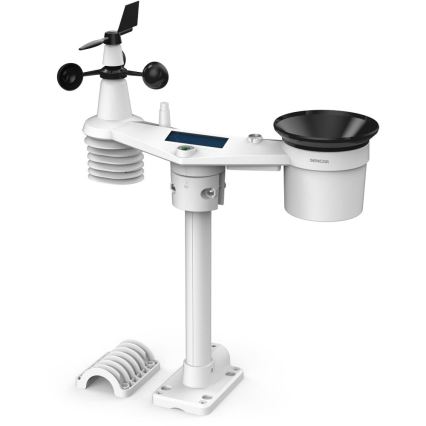 Sencor - Professioneel weerstation met kleuren LCD-scherm 5V 1xCR2032 + 3xAA + 2xAA Wi-Fi Tuya