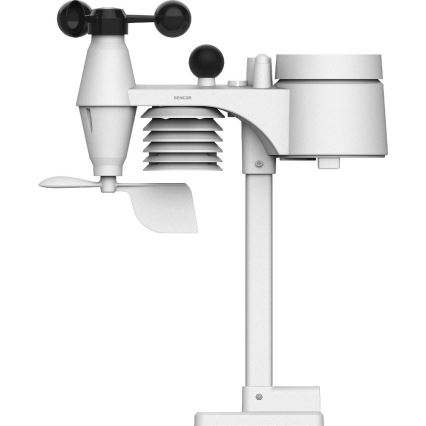 Sencor - Professioneel weerstation met kleuren LCD-scherm en wekker 5V/1xCR2032 + 3xAA