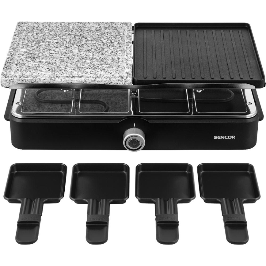 Sencor - Raclette grill met accessoires 1400W/230V