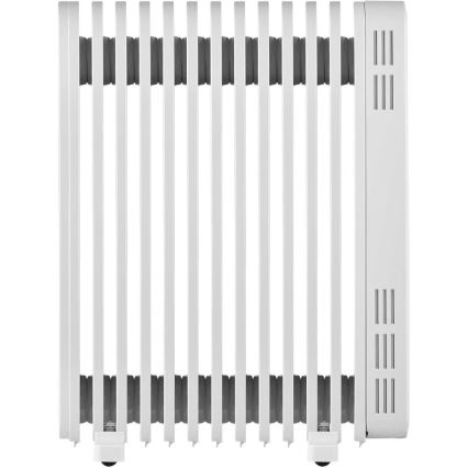 Sencor - Radiateur à bain d'huile à 13 ailettes 1000/2500W/230V blanc + télécommande