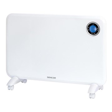 Sencor - Radiateur à convection avec écran LCD et thermostat 750W/1500W/230V IP24