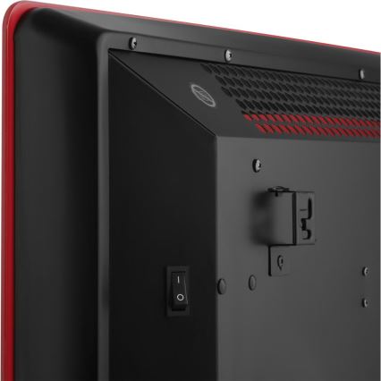 Sencor - Radiateur/convecteur électrique intelligent 1200/2400W/230V IP24 Wi-Fi rouge