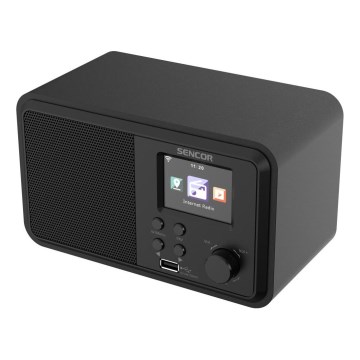 Sencor - Radio Internet 4W/5V Wi-Fi avec télécommande