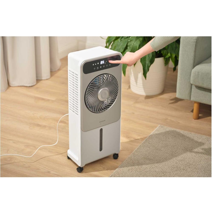 Sencor - Rafraîchisseur d'air portable 28W/230V gris + Télécommande