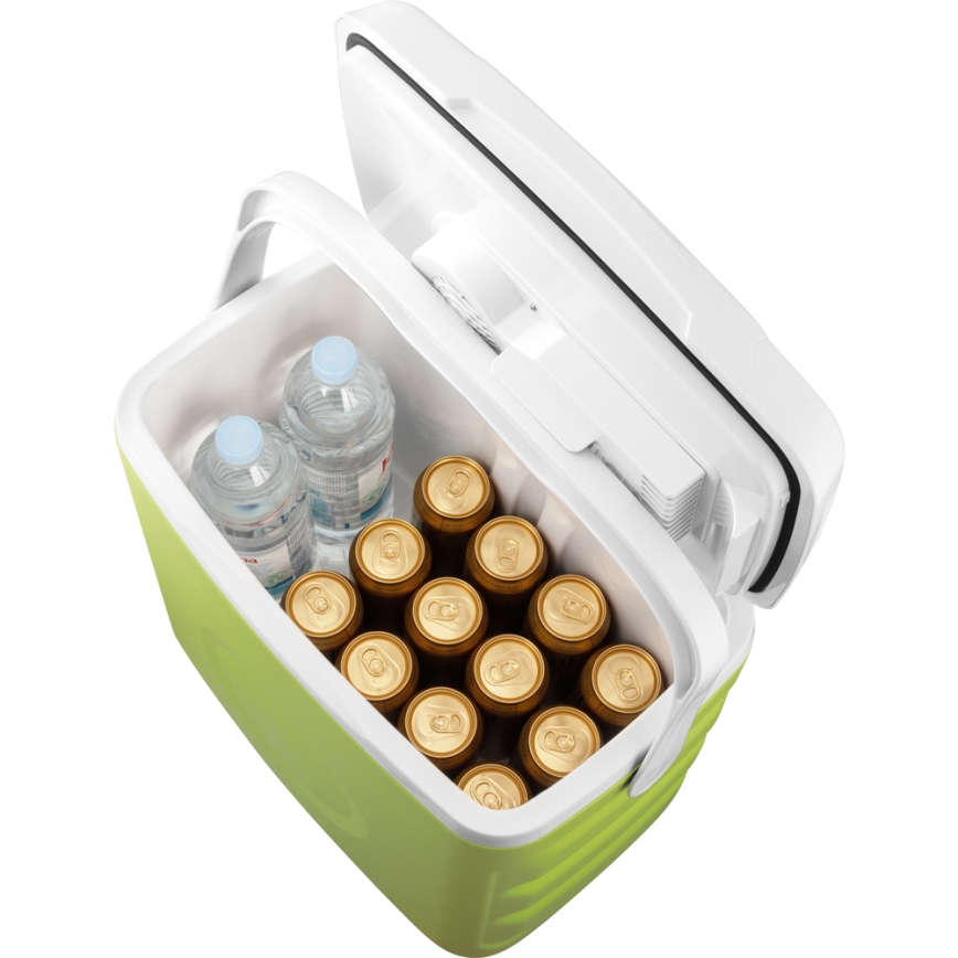 Sencor - Réfrigérateur portable pour voiture 30 l 55W/5V/12V/230V vert/blanc