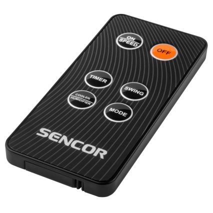 Sencor - Refroidisseur d'air mobile 3en1 110W/230V argenté/noir + télécommande