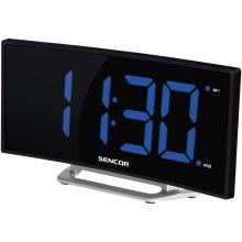 Sencor - Réveil avec affichage LCD et thermomètre ,5W/1xCR2032/5V noir