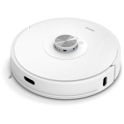 Sencor - Aspirateur robot 2 en 1 (aspiration + lavage) 50W/5000 mAh Wi-Fi blanc + télécommande