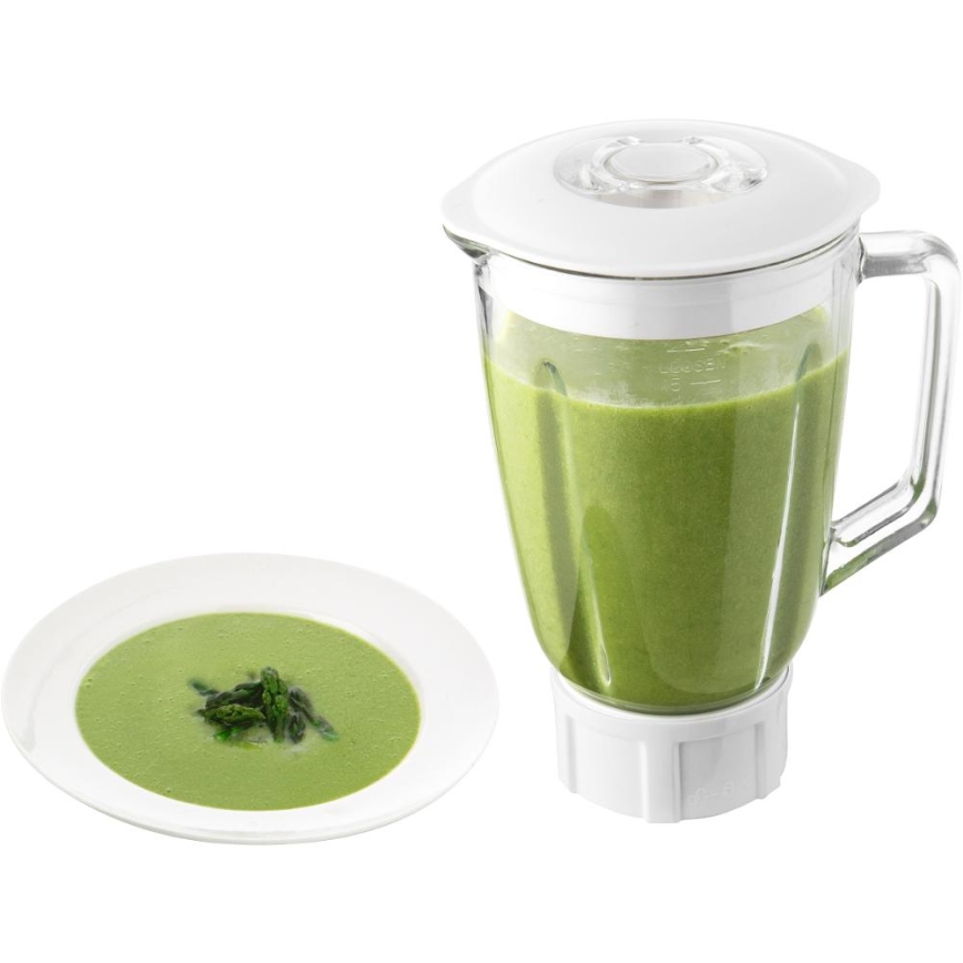 Sencor - Robot de cuisine avec bol en acier inoxydable 1000W/230V gris