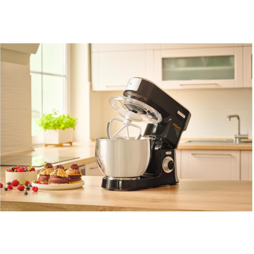 Sencor - Robot de cuisine avec bol en acier inoxydable 1000W/230V noir