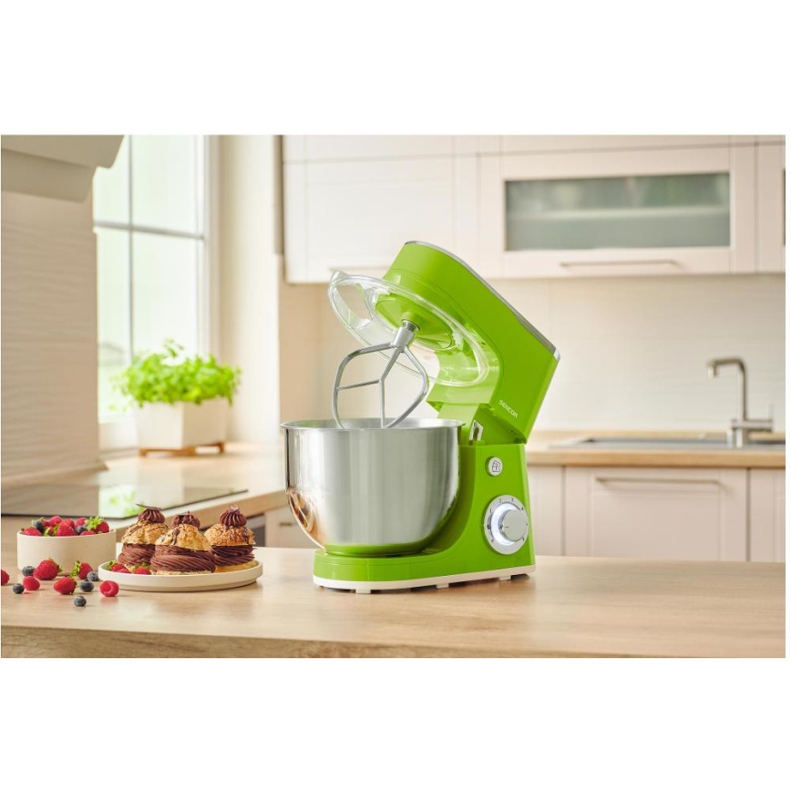 Sencor - Robot de cuisine avec bol en acier inoxydable 1300W/230V vert