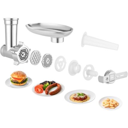 Sencor - Robot de cuisine avec bol en acier inoxydable 1700W/230V chrome mat
