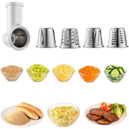 Sencor - Robot de cuisine avec bol en acier inoxydable 1700W/230V chrome mat