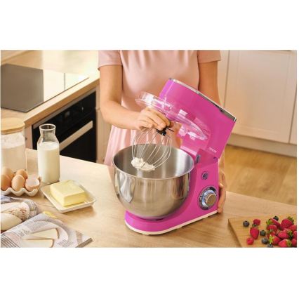 Sencor - Robot de cuisine avec bol en inox 1300W/230V rose